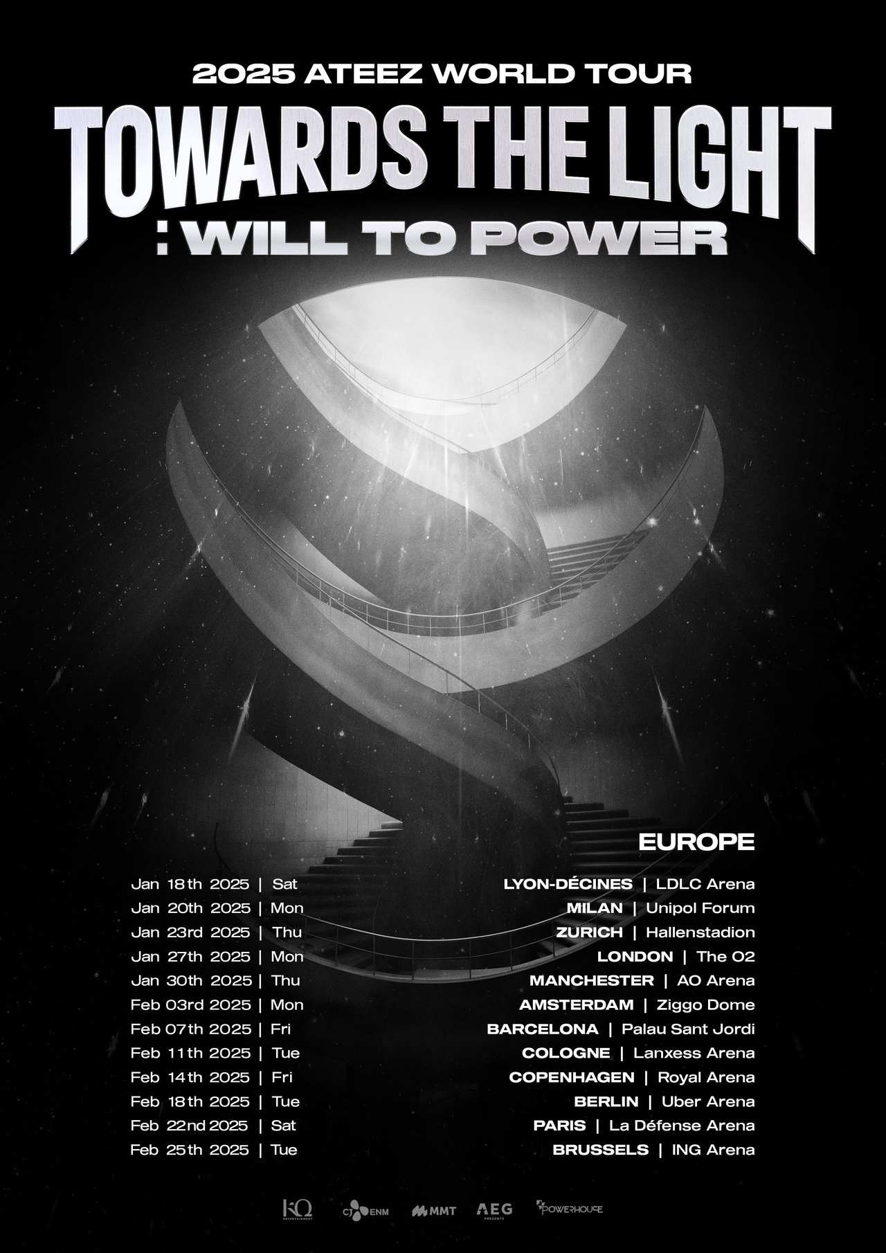 ATEEZ sort enfin les dates de sa tournée européenne de 2025 ! - K World