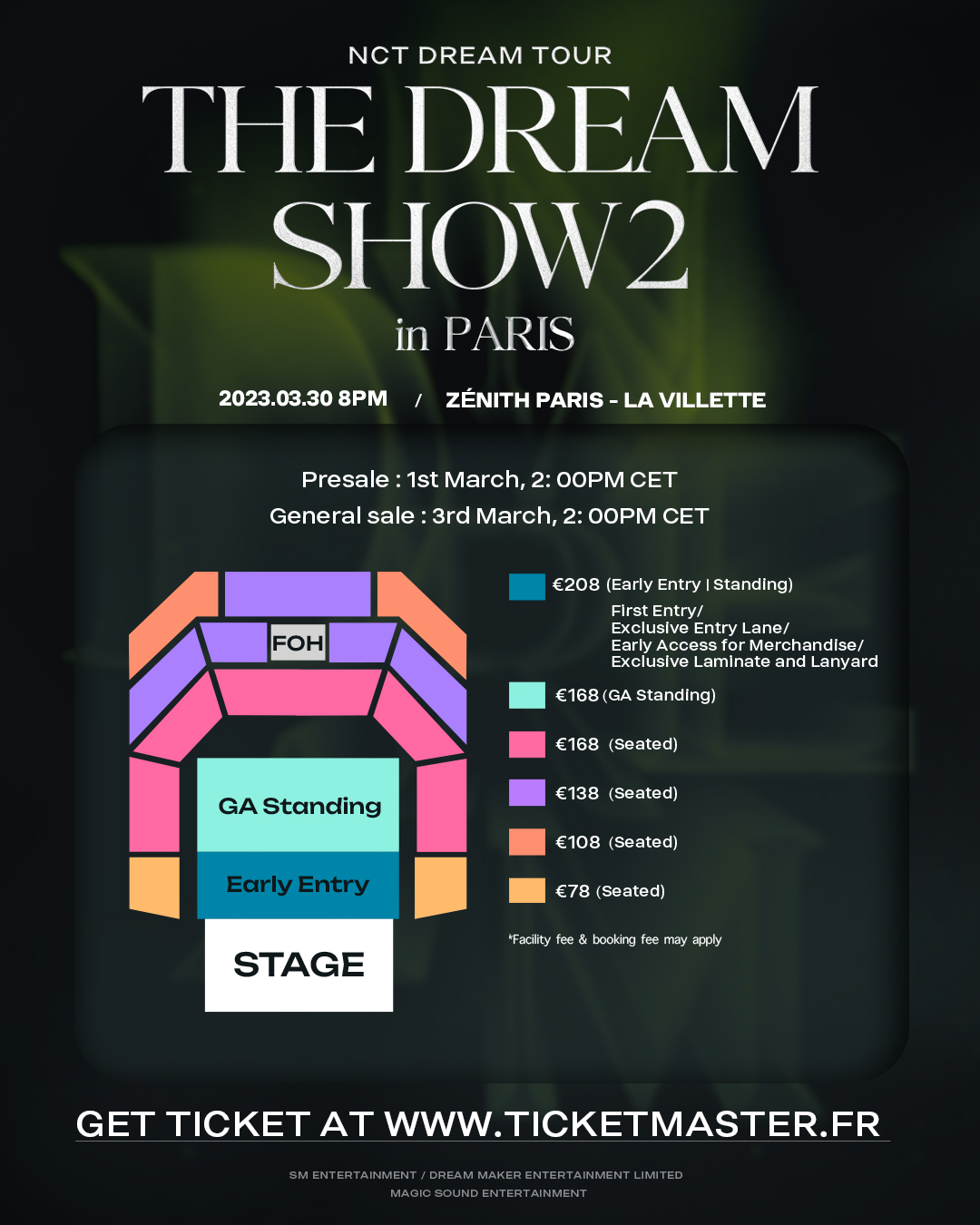 NCT DREAM la sousunité pour la première fois en concert à Paris