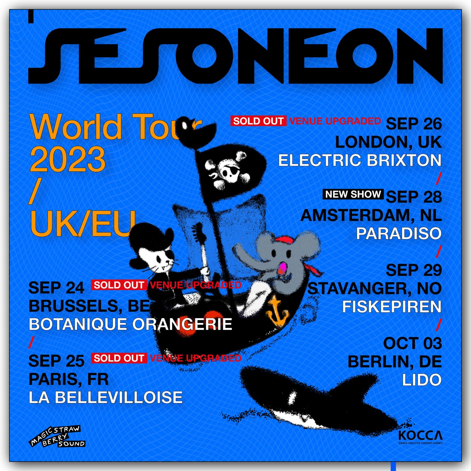 SE SO NEON sera bientôt à Bruxelles et Paris K World